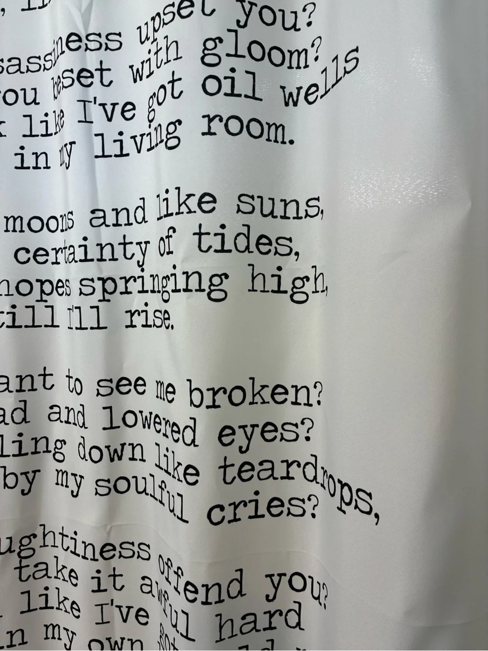 Still I Rise— Shower Curtain